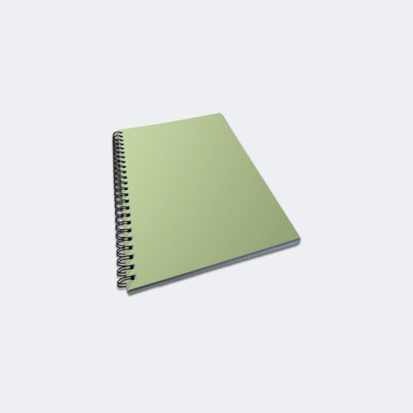 Print Example of Wirobound A7 Notepads