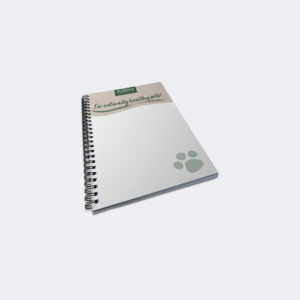 Print Example of Wirobound A7 Notepads